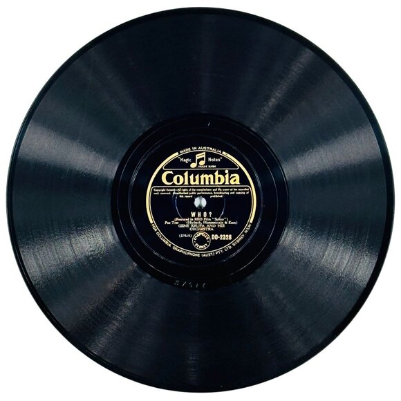 Gene Krupa Jungle Madness / Who? 10 Inch Shellac 78 RPM Columbia DO-2328 - Picture 4 of 4